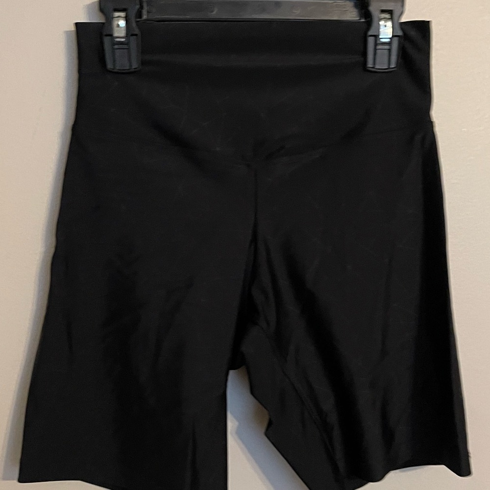 Black biker short suits marble print